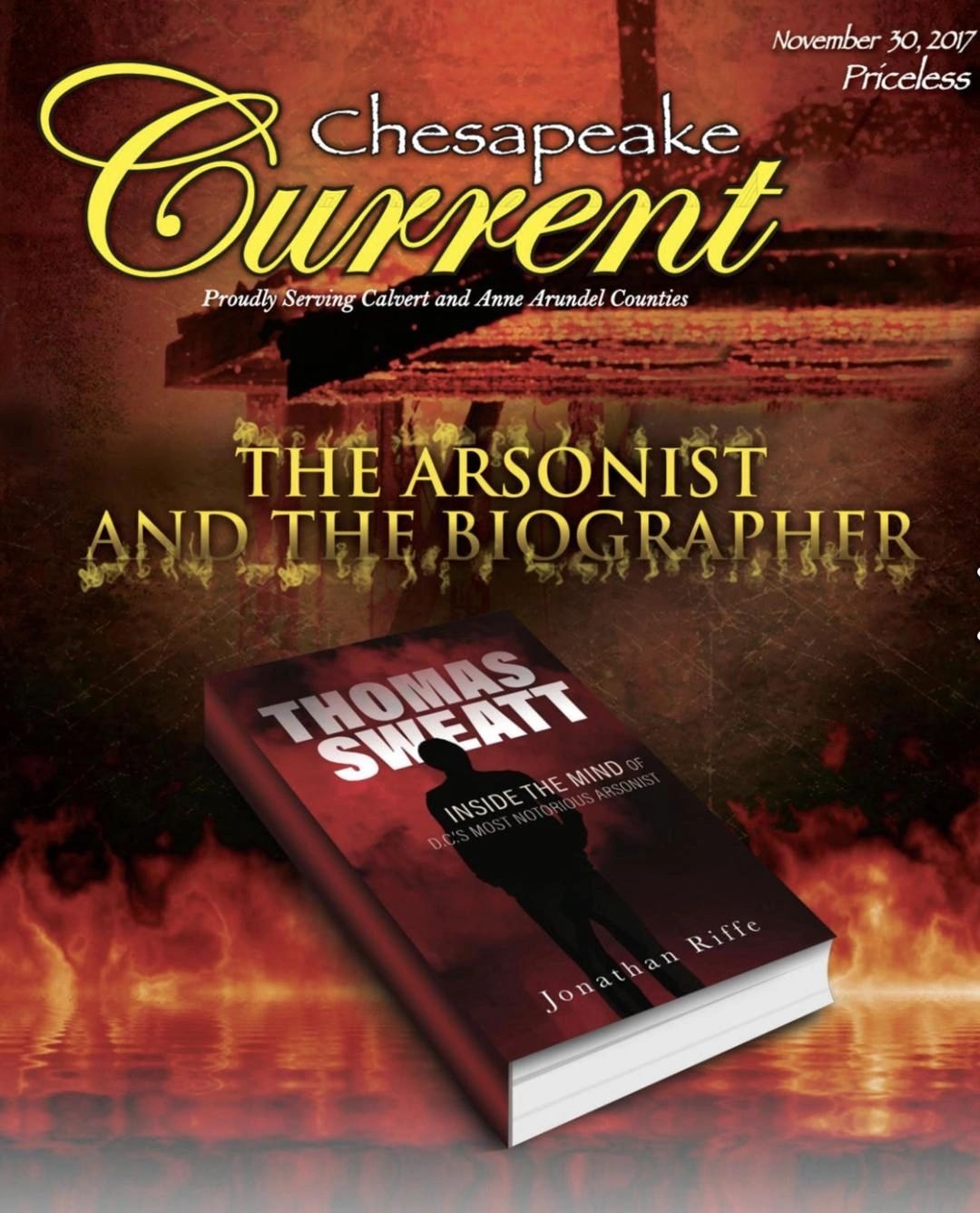 Chesapeake Current magazine cover featuring Thomas Sweatt book promotion